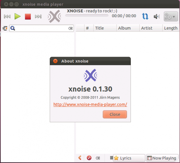 xnoise0.1.30软件界面