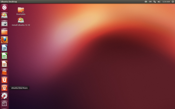 ubuntu12.10beta2 one music