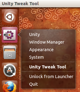 Unity Tweak Tool unity quicklist 1