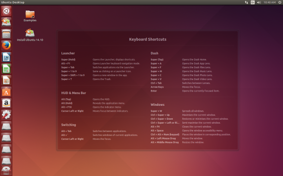 Ubuntu 14.10 desktop