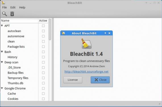 BleachBit 1.4