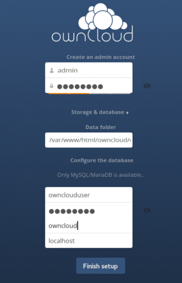 owncloud-install