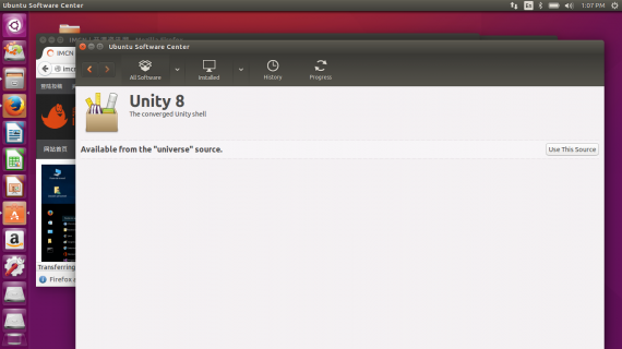 ubuntu 15.10 desktop-unity8