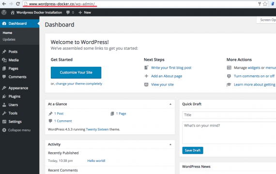Wordpress_dashboard