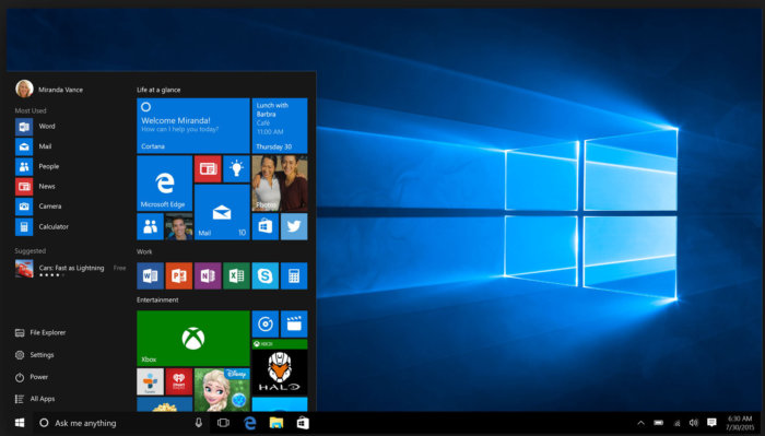 Windows 10将在4月升级的十个新界面特性Windows 10将在4月升级的十个新界面特性
