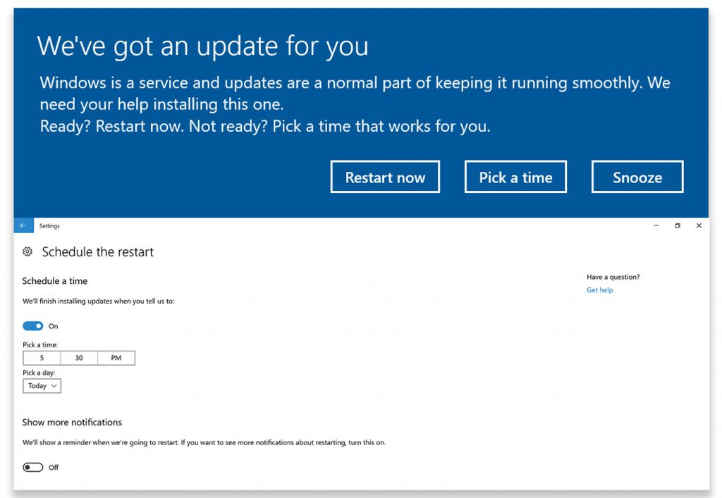 Creators Update 后 Windows 10 终于不会自说自话更新、重启了Creators Update 后 Windows 10 终于不会自说自话更新、重启了