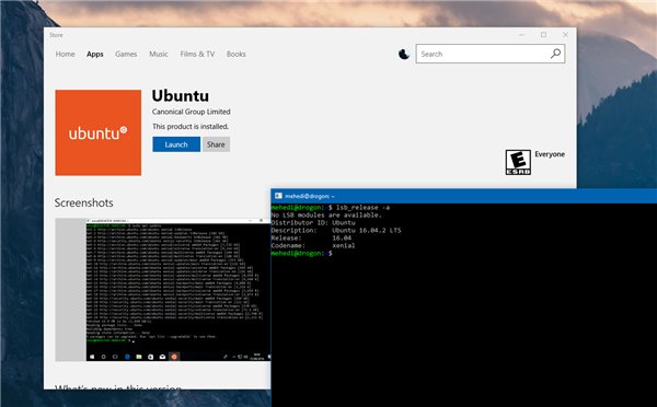 祝贺Ubuntu“系统”正式登陆Win10应用商店祝贺Ubuntu“系统”正式登陆Win10应用商店