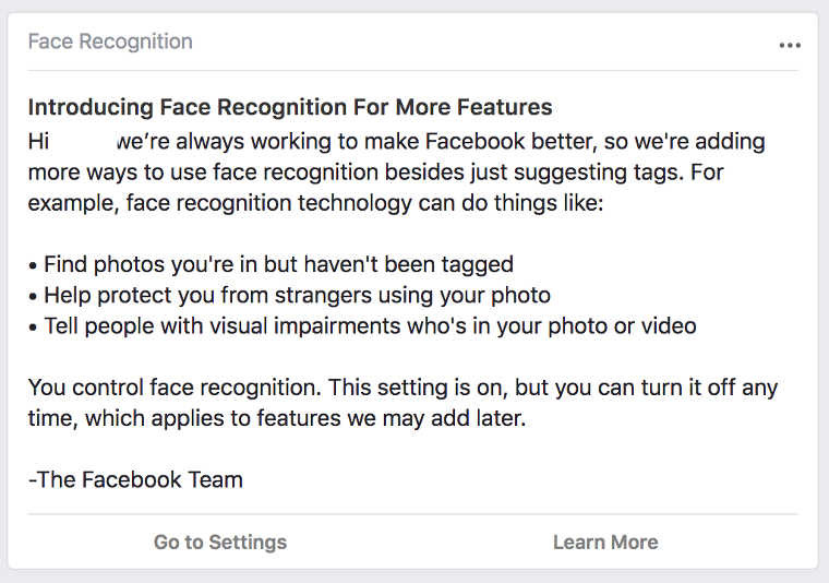 Facebook正式部署人脸识别功能Facebook正式部署人脸识别功能