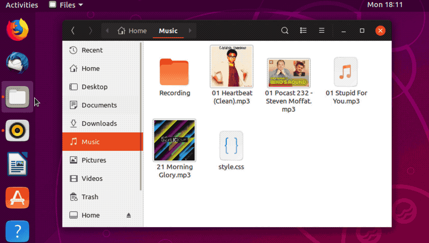 最小化点击ubuntu扩展坞设置