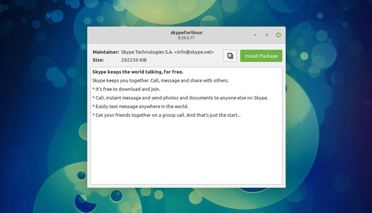 Linux Mint 20安装程序窗口